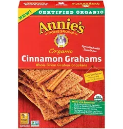 Annie's Graham Crackers, Organic, Cinnamon - 14.4 oz