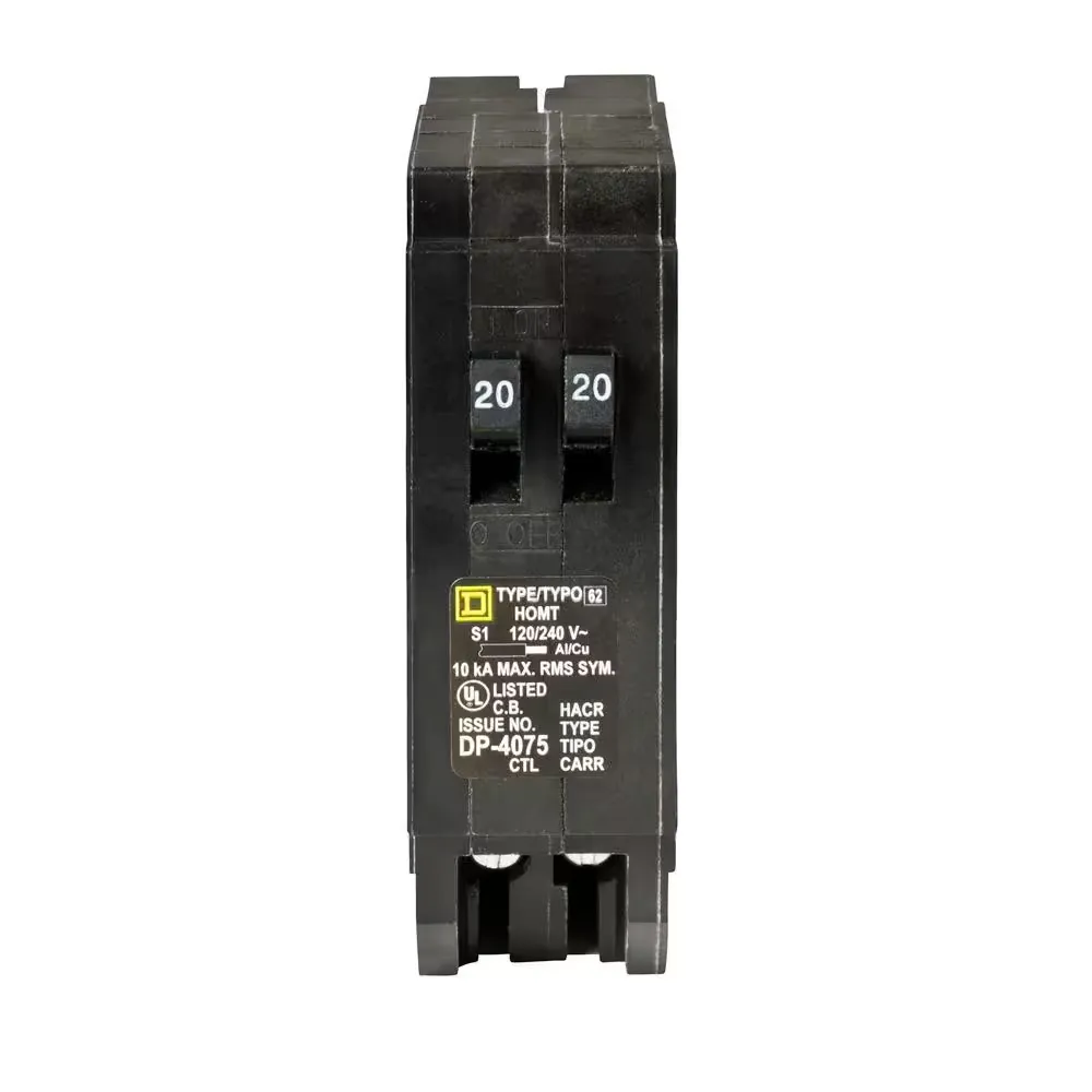 Square D HOMT2020 Plug in Circuit Breaker