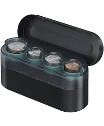 HALOBLK Larger Capacity Coin Holder