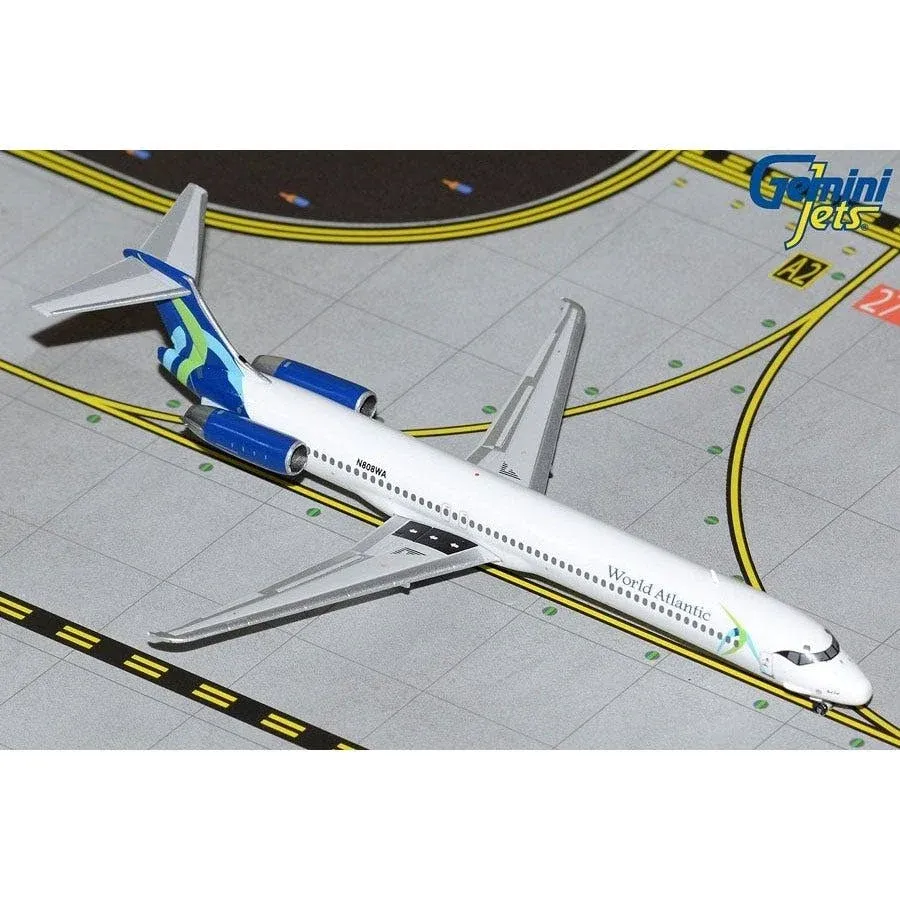 GeminiJets GJWST2007 World Atlantic Airways MD-80 N808WA; Scale 1:400