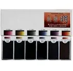 BokuUndo solid ink painting Ming 6 colors set 15459