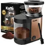 Electric Coffee Burr Grinder - 5.5oz - Copper (Cleaning Brush Included)