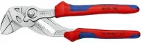 Knipex 86 05 180, Pliers Wrench, 7 1/4&#034;, Multi-Componen<wbr/>t, Bulk