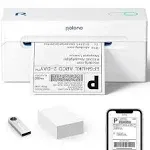 POLONO Bluetooth Thermal Shipping Label Printer, Wireless 4x6 Shipping Label Printer for Small Business, Support Android, iPhone, Windows, and Mac, Widely Used for Ebay, Amazon, Shopify, Etsy, USPS