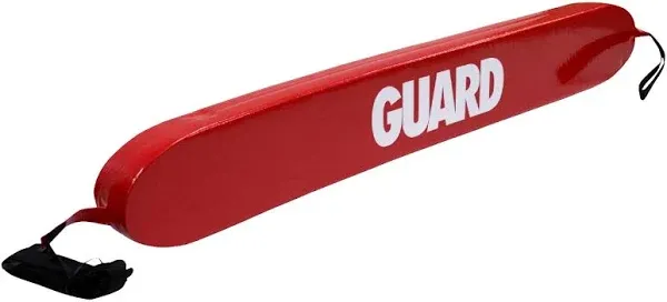 Kemp USA 10-201 50" Rescue Tube with Guard Logo, Red