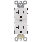  Duplex Electrical Receptacle Outlets, 20Amp 125V Wall Outlet, Residential, 