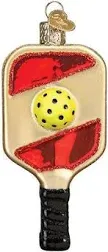 Old World Christmas Pickleball Paddle Ornament