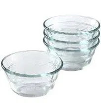 Glass 6-Ounce Custard Cups, Set of 4 (2)