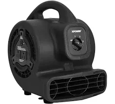 XPOWER P-80A Mighty Mini Air Mover 600 CFM Black