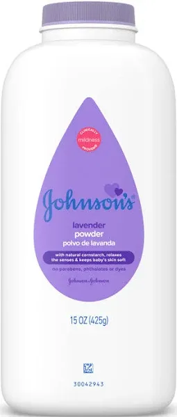 Johnson's Baby Powder Calming Lavender, 15 Oz