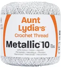 Aunt Lydia's Metallic Crochet Thread