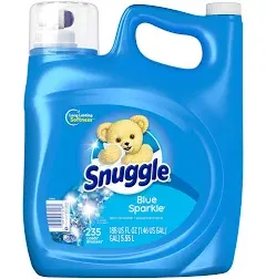 Snuggle Liquid Fabric Softener, Blue Sparkle (188 Fluid Ounce, 235 Loads)