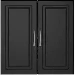 Systembuild Kendall 24" Wall Cabinet - Black