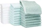 AmazonBasics Washcloth - Pack of 24, Lavender 24-Count New