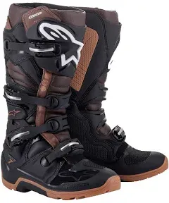 Alpinestars Tech 7 Enduro Boots 13 / Black/Silver/Green