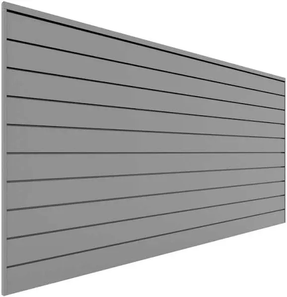 Proslat 8 ft. x 4 ft. PVC Slatwall