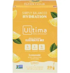 Ultima Replenisher Electrolyte Mix Lemonade 20 Stickpacks