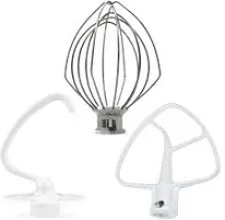 Effortless Installation Mixer Repair Kit - Dough Hook, Wire Whip, Flat Beater