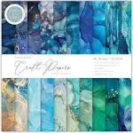 Craft Consortium Double-Sided Paper Pad 6&#034;X6&#034; 40/Pkg-Ink Drops Ocean,20 Designs