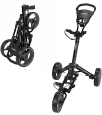 Caddymatic Golf X-Lite One-Click Folding Pull/Push Golf Cart