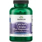 Swanson Calcium Citrate Plus Magnesium - 150 Caps