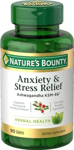 Nature's Bounty Anxiety & Stress Relief Tablets