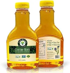 Good Balance Health Chicory Root Syrup, All Natural and Organic, Low Glycemic Sweetener, Sugar Substitute,sugar free syrup, Non GMO, Gluten Free, Keto Sugar, Vegan Friendly, Baking, chicory root organic, 21 Ounces (600 Grams)