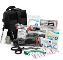 Scherber Premium IFAK Kit Trauma Pack | Fully Stocked Molle Pouch w/Cat Tourniquet, Hyfin Vent Chest Seal, & Israeli Bandage | Trauma Kit for