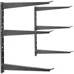 Delta 16 in. x 21 in. Heavy Duty Wall Rack, Adjustable 3 Tier Lumber Rack Holds 800 lbs.