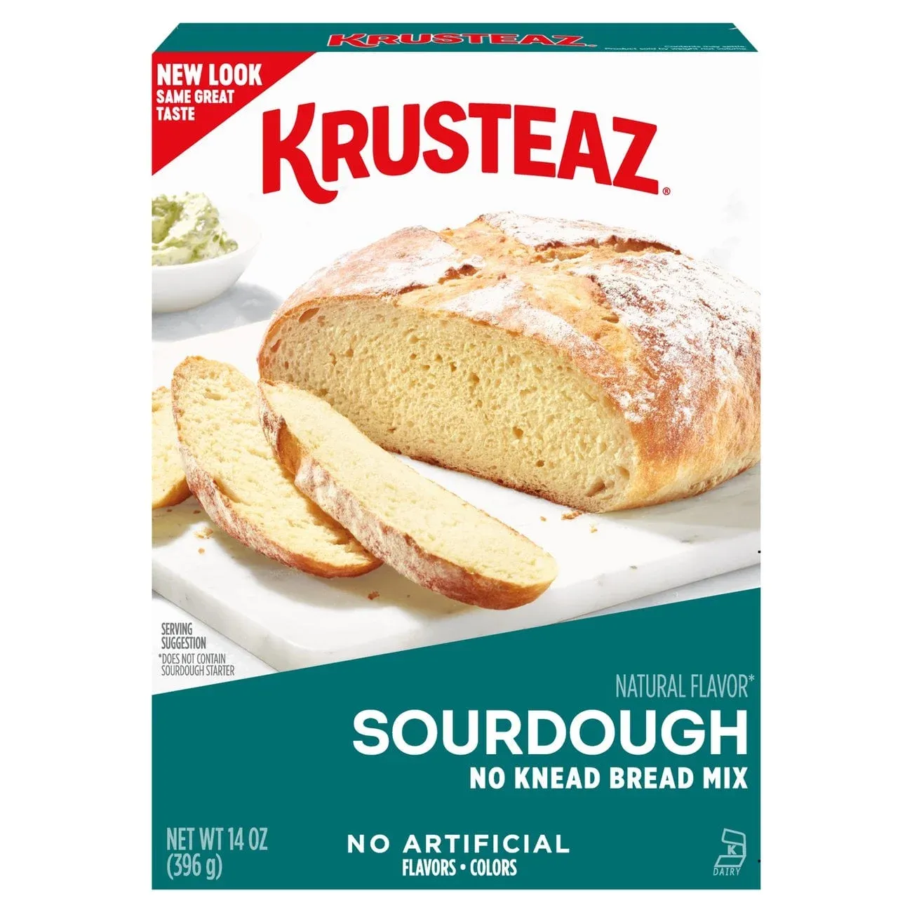 Krusteaz Sourdough No Knead Bread Mix (14 oz)