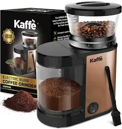 Electric Coffee Burr Grinder - 5.5oz - Copper (Cleaning Brush Included)