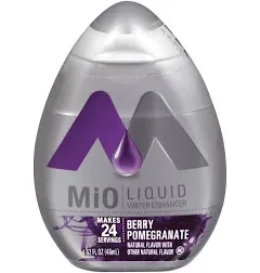 mio Berry Pomegranate Flavored with other natural flavor Liquid Water Enhancer, 1.62 fl oz Bottle