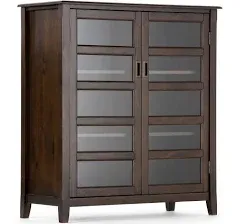 Simpli Home Burlington Medium Storage Cabinet