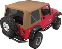 Rampage Jeep Wrangler Complete Soft Top Kit 68836