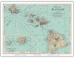 Map of Hawaii - from Rand McNally Atlas