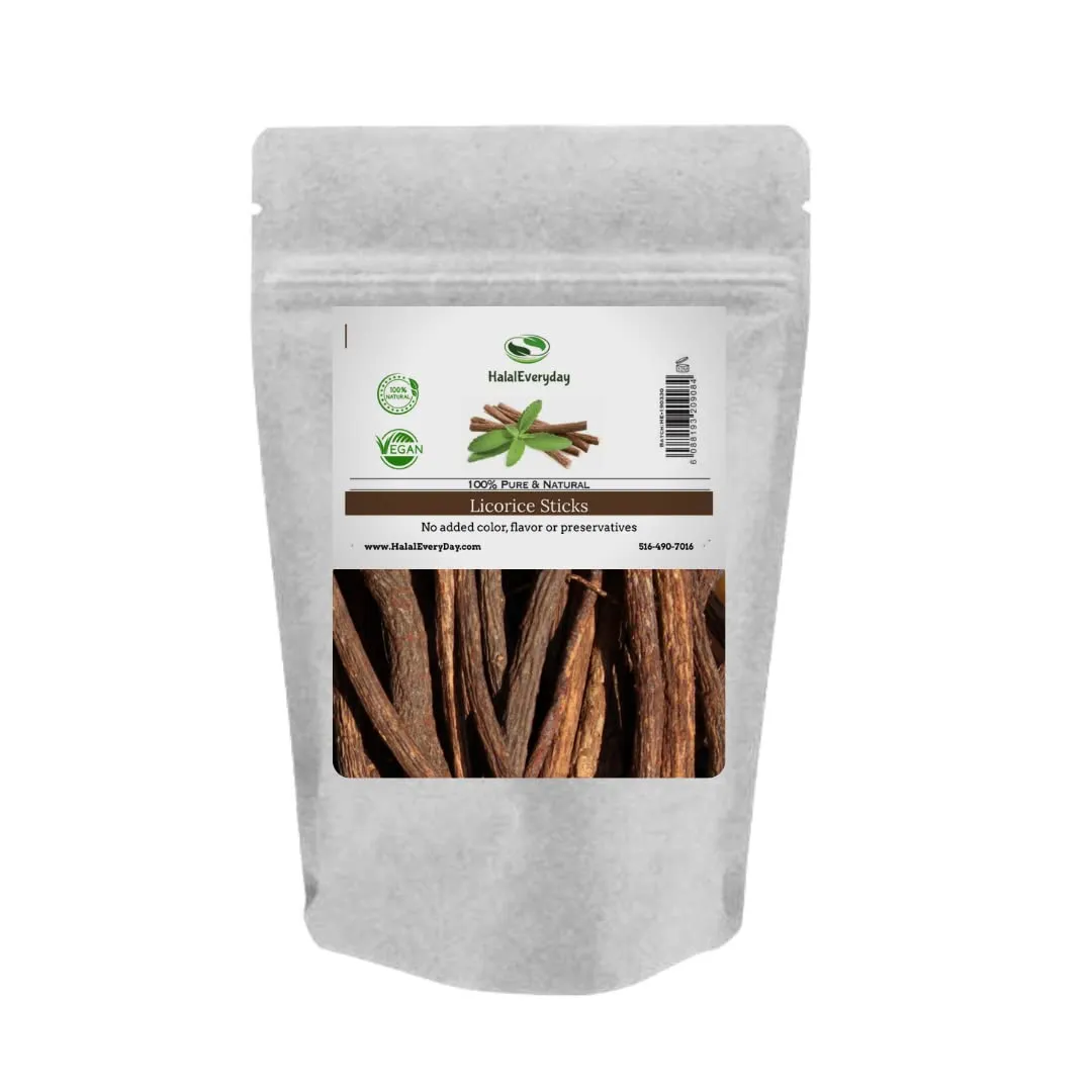 100g LIQUORICE/LICORICE ROOT STICKS MOUTHFRESHNER HERBAL CO...