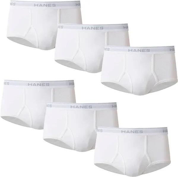 Hanes Men's Tagless Briefs 6-Pack