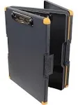 Duo Clipcase, Double Sided Clipboard Design, Portable Clipboards 13”x10” Gray...