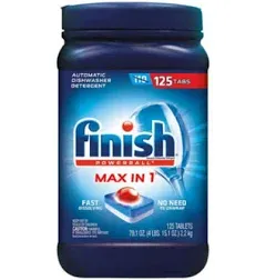 Finish Max in One Dishwasher Detergent Powerball Tabs