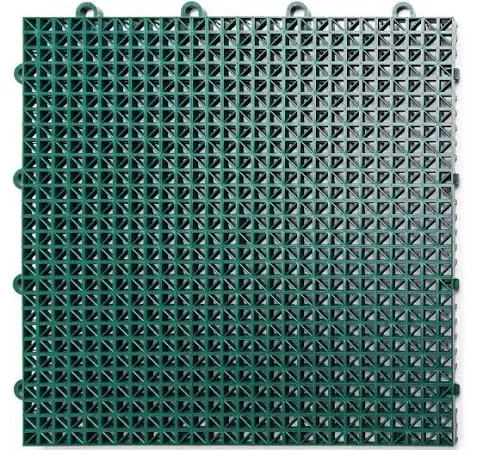 Big Floors DuraGrid Outdoor Modular Interlocking Multi-Use Plastic Deck Tile