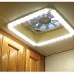 Heng's HG-LR-C-CW-AFT RV Chandelier LED Vent Trim Ring