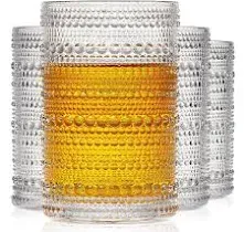 OPAYLY Hobnail Highball Glasses