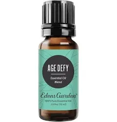 Edens Garden Age Defy Essential Oil Blend- 100% Pure Premium Grade, Undiluted, Natural, Therapeutic, Aromatherapy, The Best for Diffusing, Skin, Face, Kid Safe 10 ml (.33 fl oz)