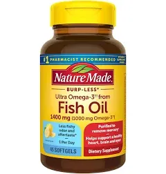 Nature Made Ultra Omega-3 Fish Oil Softgels