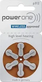 Power-One Hearing Aid Batteries Size