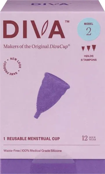 PurelyShea Organics Diva Cup Menstrual Cup Model 2