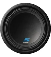 ALPINE S-W12D4 12&#034; 12 INCH DUAL 4 OHM VOICE COILS CAR AUDIO SUBWOOFER 1800W MAX