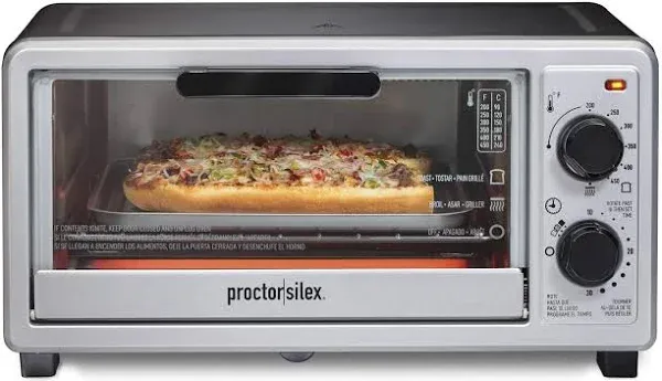 Proctor Silex 4 Slice Toaster Oven Broiler