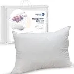 Continental Bedding Downlike Pillow, King (Pack of 1), White