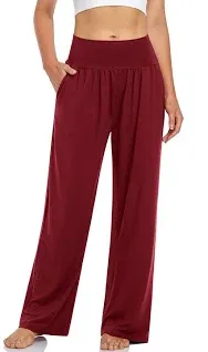 Women's Cozy Wide Leg Yoga Sweatpants with Pockets